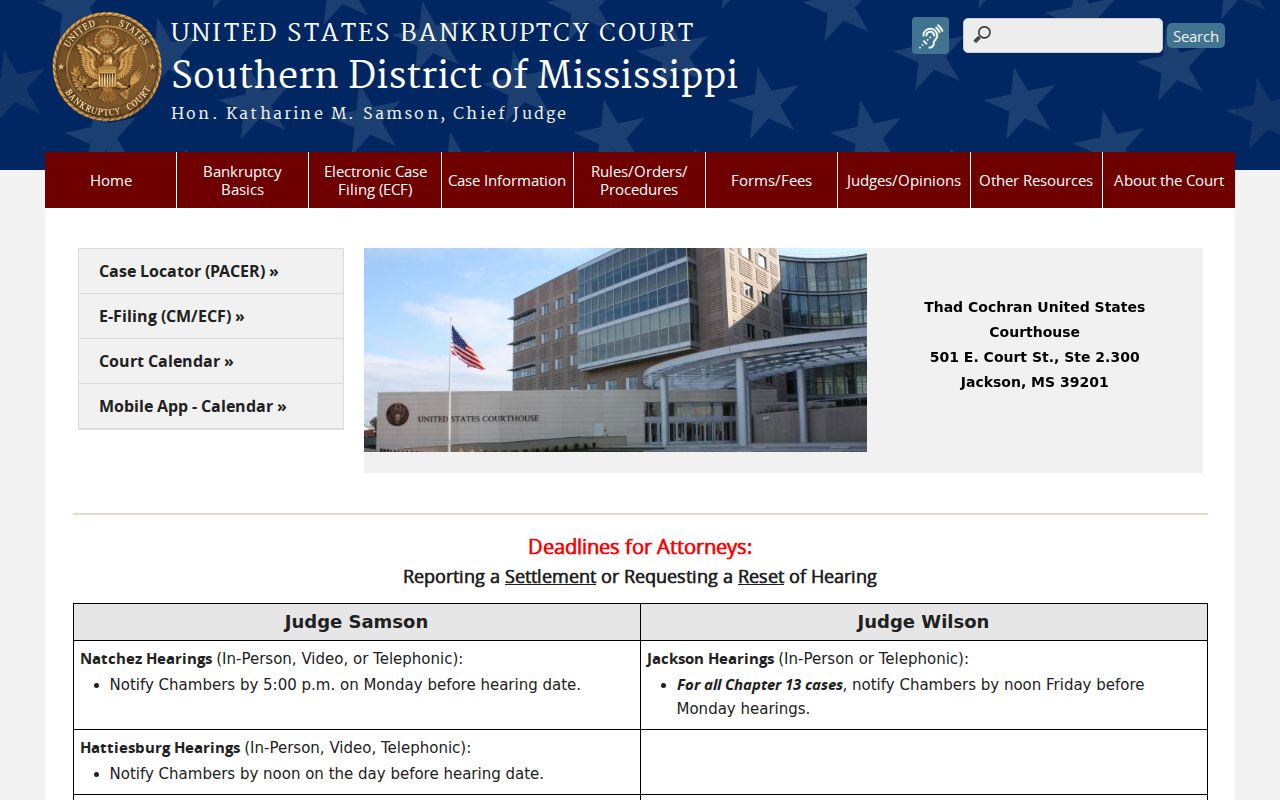 Noxubee County court records federal bankruptcy court source